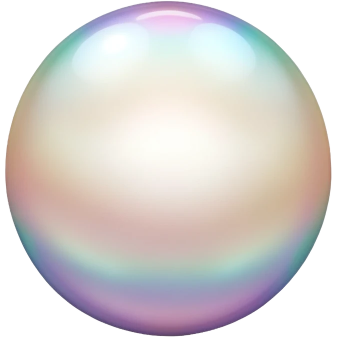 una perla sola sin cara  emoji