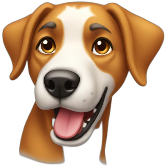 thirsty dog emoji