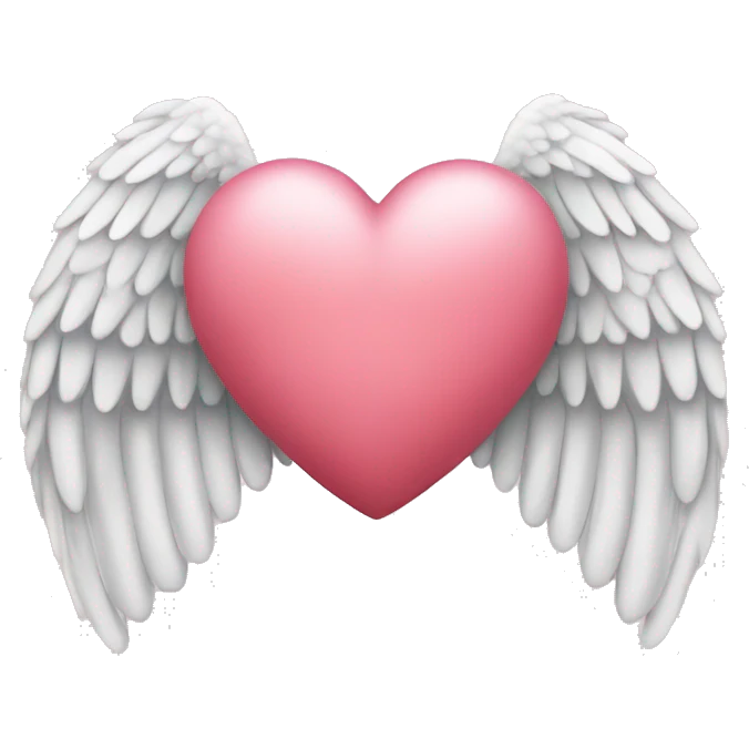 heart with angel wings emoji
