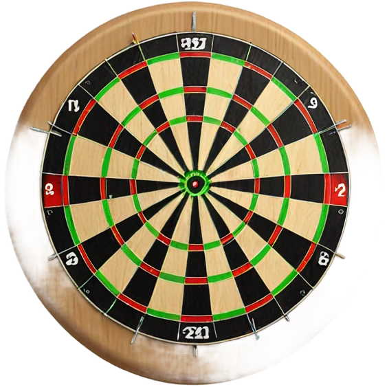 wooden dartboard emoji