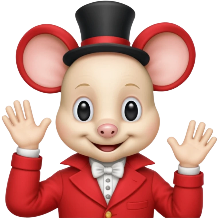 Luís Marques Mendes em figura de Topo Gigio emoji