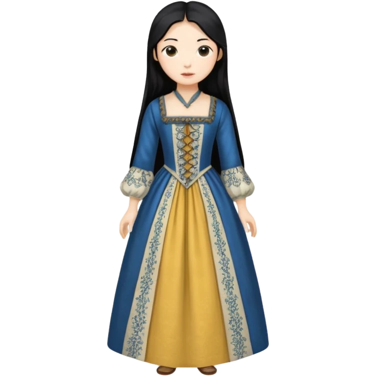 1600's Asian female emoji