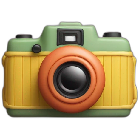 Plasticine Compact Film Camera emoji