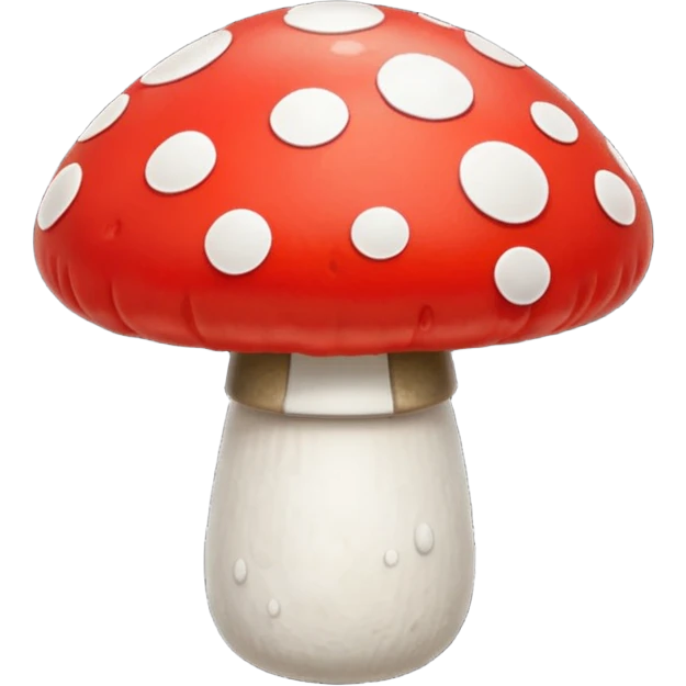 one red mushroom emoji