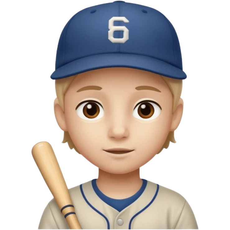 baseball hat kid emoji