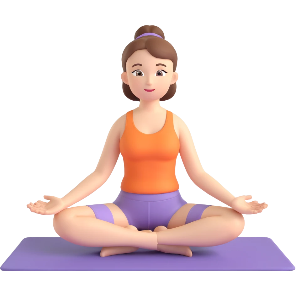 yoga girl emoji