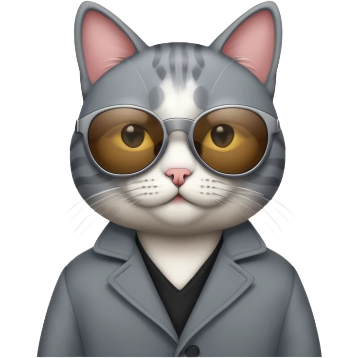 Cat wearing sunglasses emoji