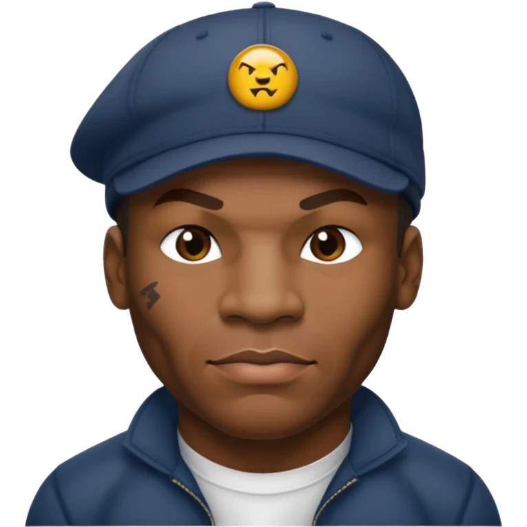 mike tyson with cap emoji