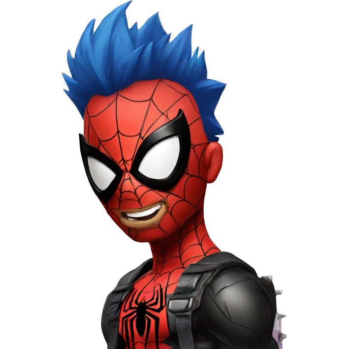 punk spider man emoji