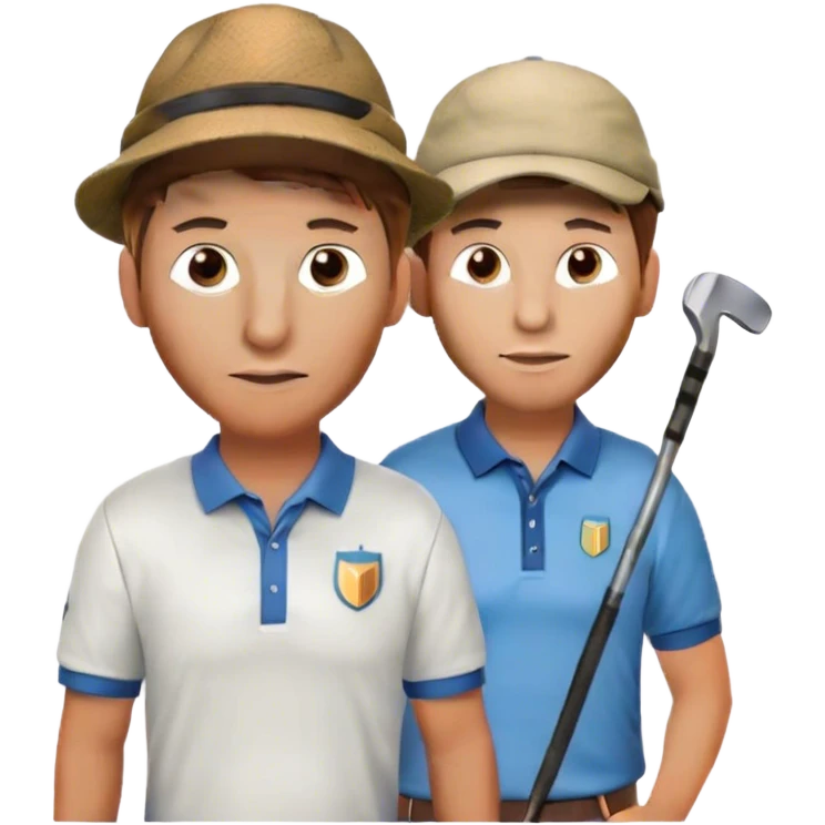 Tigre golf  à côté de messi emoji