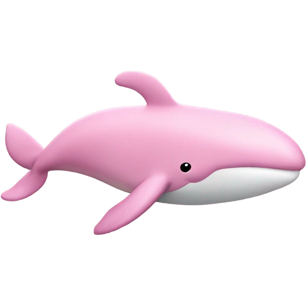 whale light pink emoji