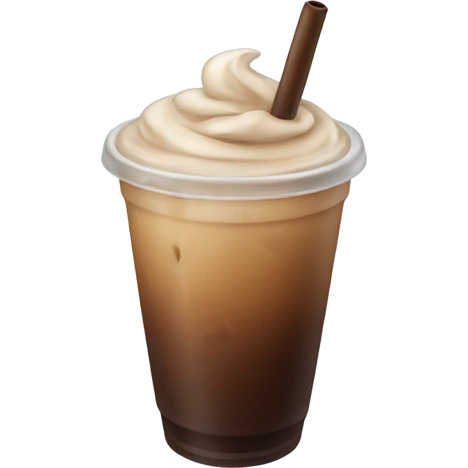 Iced coffee  emoji