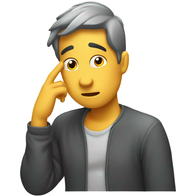 head scratching  emoji