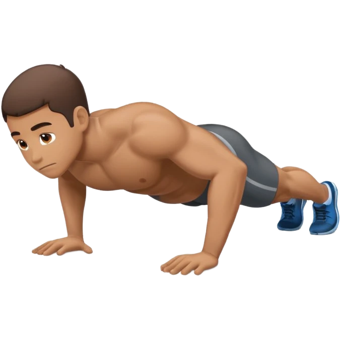 person doing pushups emoji
