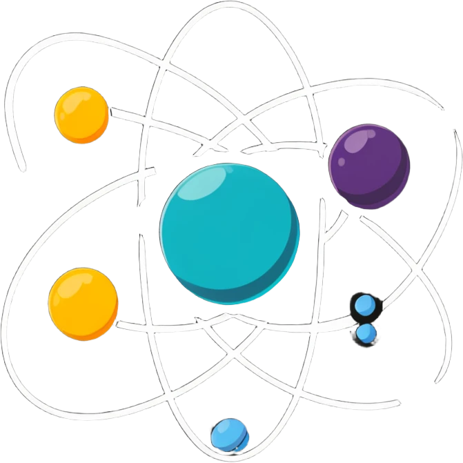 Symbolic representation of Pakistan's nuclear program with atom symbol and crescent emoji