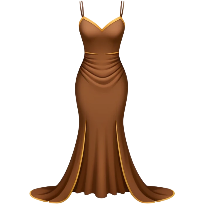 Vestido de leon pardo de tirantes, largo ajustado y sexy emoji