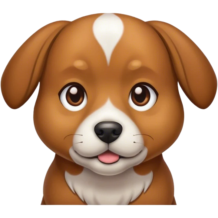 Dog with a butt emoji