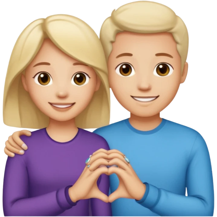 Bestie fingers promise ring  emoji