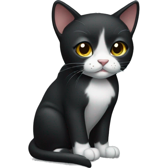 black fold cat emoji