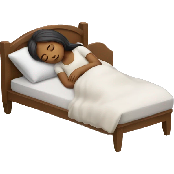 Sleeping girl emoji