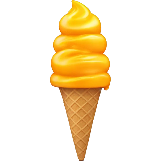 mango ice cream emoji