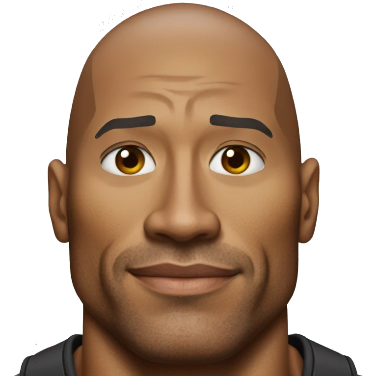 dwayne johnson emoji