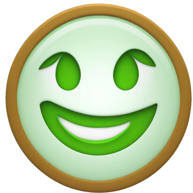 a green A on a white background, encircled by a green circle emoji