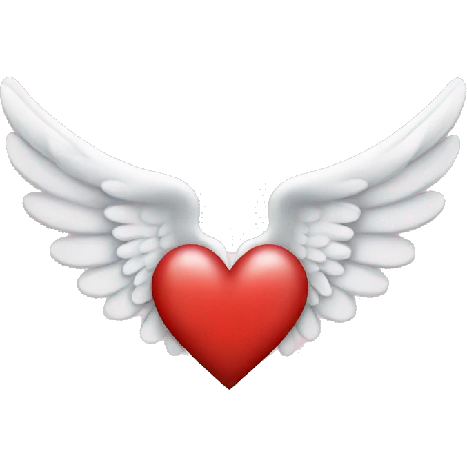 heart with angel wings emoji