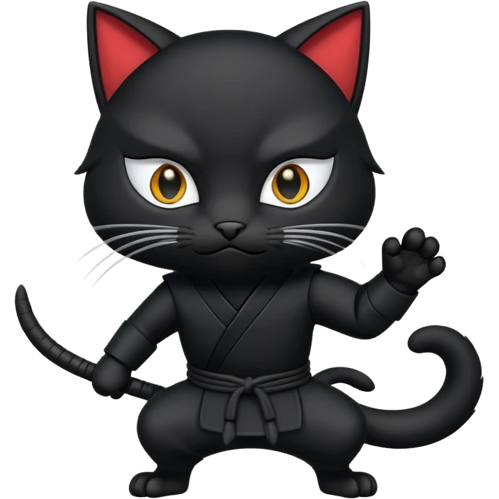 Gato ninja emoji