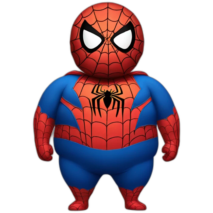 Fat spiderman emoji