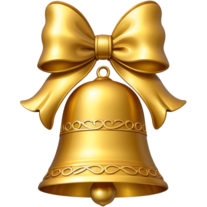 christmas bell emoji