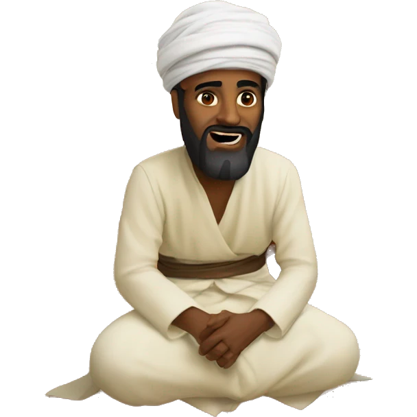 Majnun who falls into the desert emoji