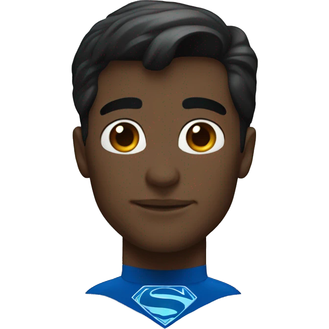 Superman blue  emoji