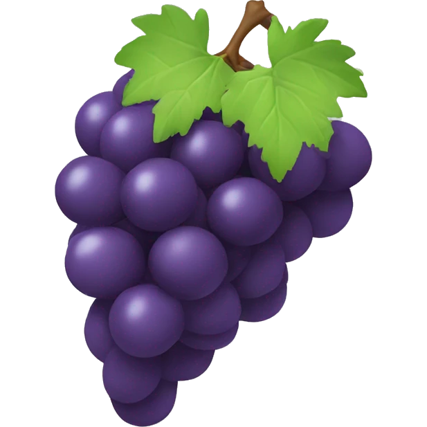 3D Grapes emoji  emoji