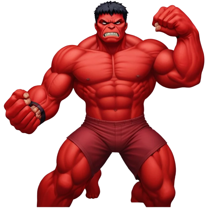 Red Hulk emoji