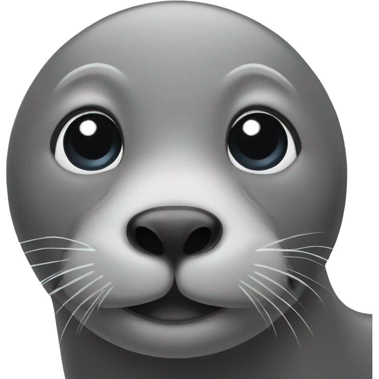 Seal with elephant nose emoji