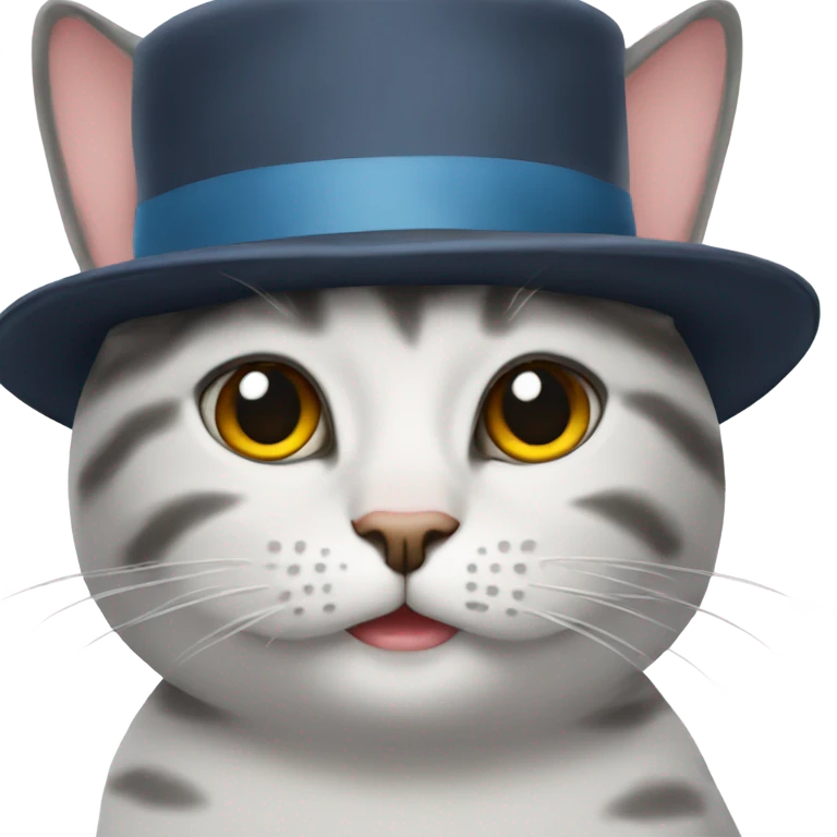 Cat in a hat  emoji