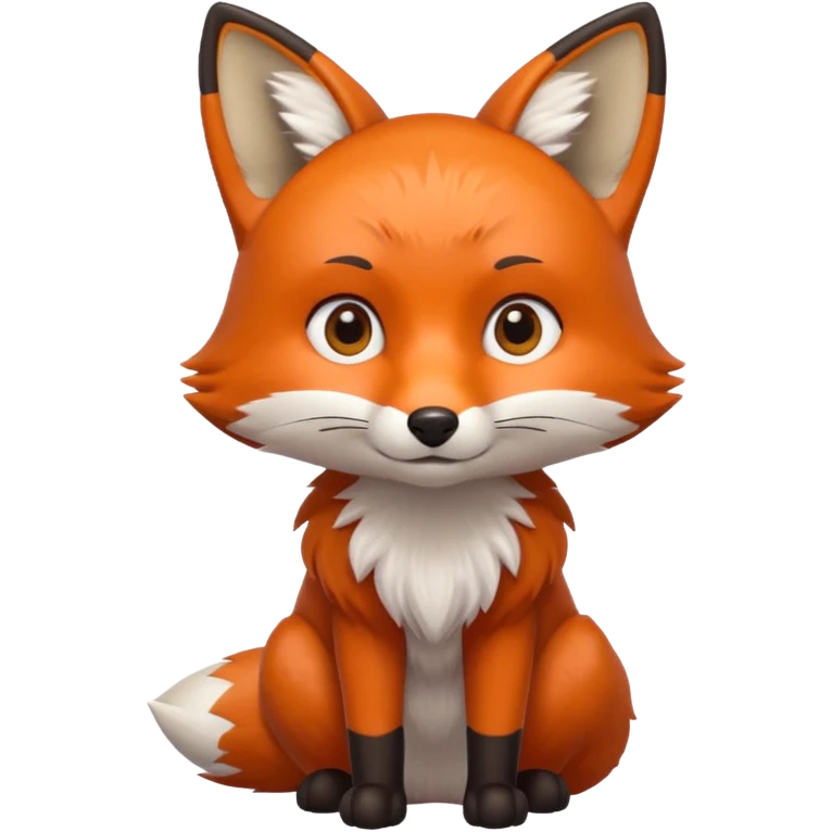 fox, front view emoji
