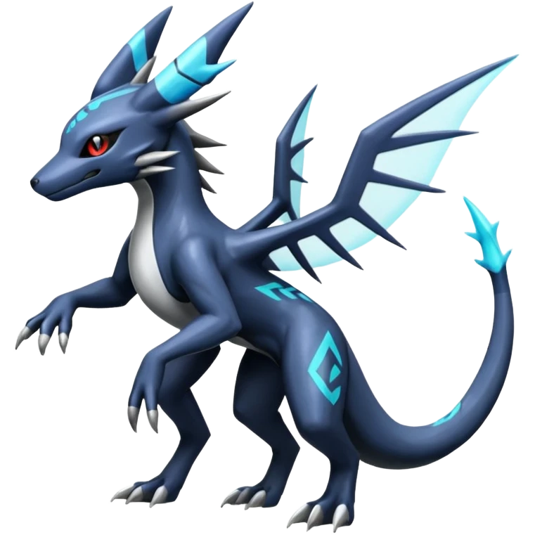 Salandit-Dialga-Umbreon-Silvally-fusion (full body) emoji