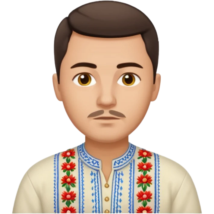 The Ukrainian man emoji