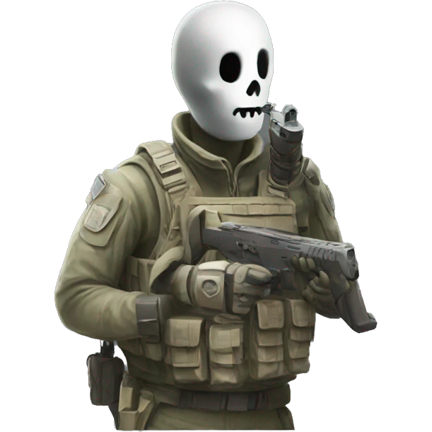 Ghost Call of duty emoji