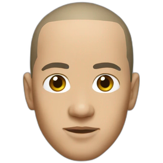eminem black buzz cut emoji