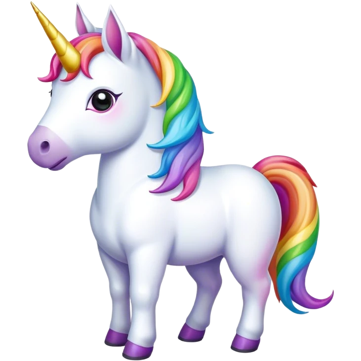 rainbow unicorn emoji
