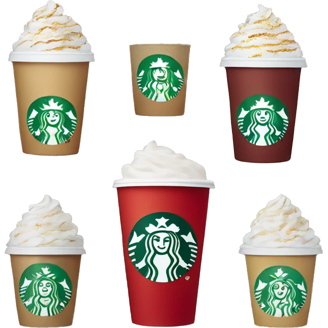 Starbucks holiday cup emoji