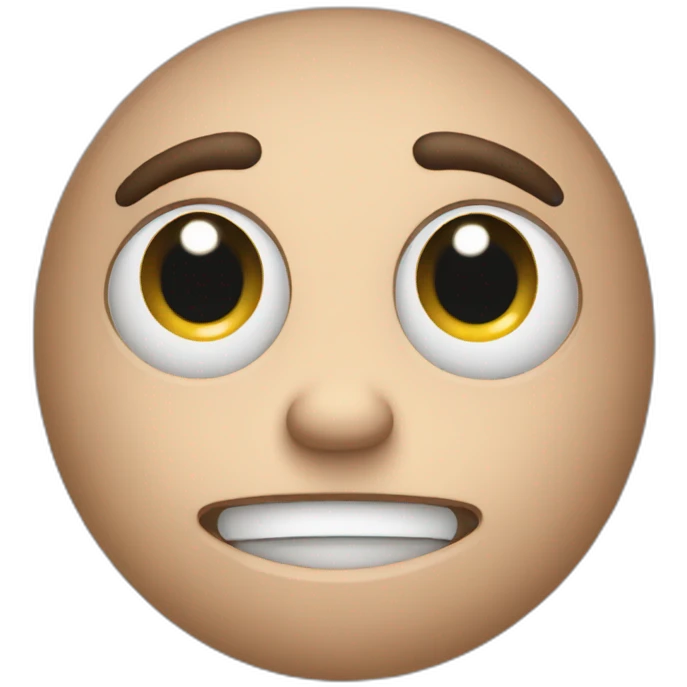 Wide eyes open with shock emoji