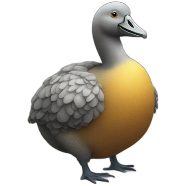 Fat Dodo enjoying life emoji