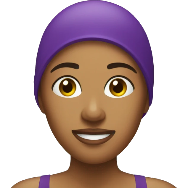 Mujer en la piscina emoji