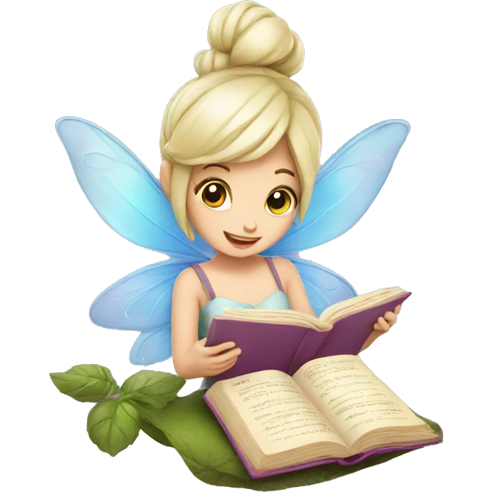 fairy reading recipe emoji