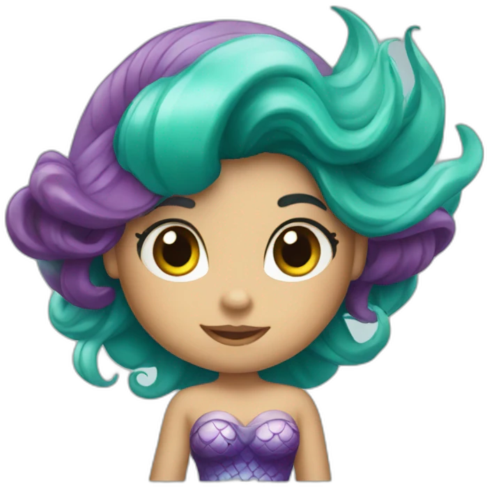 Little mermaid emoji