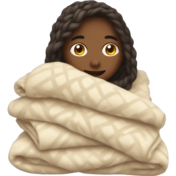 Cozy blanket emoji